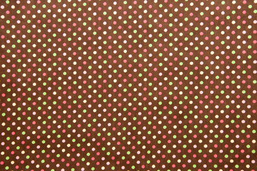 Colorful spot cotton
