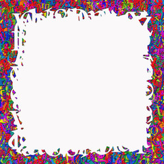 Obraz premium The frame of the symbols