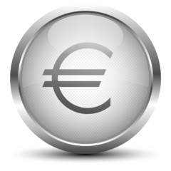 Euro Button Silber