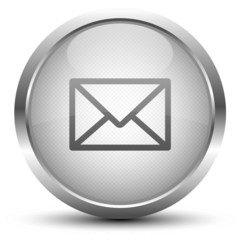 E-Mail Button Silber