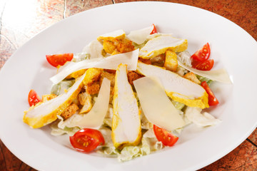 Chicken Caesar salad