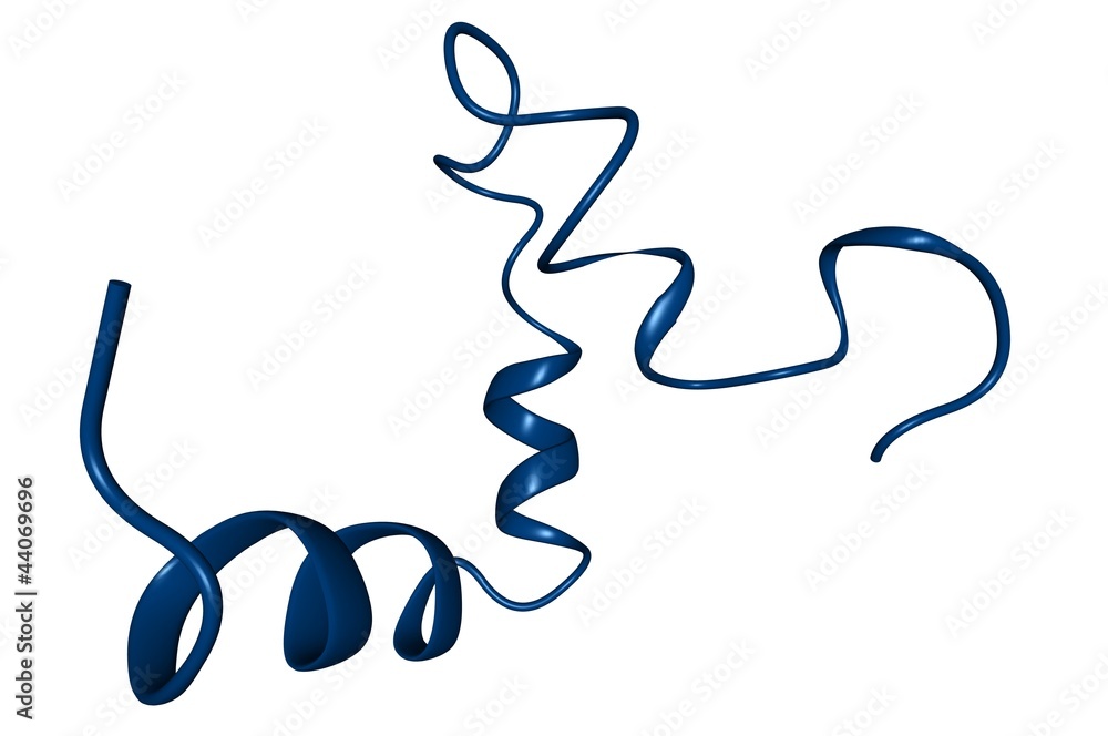 Sticker dermcidin-1L molecule - chemical structure