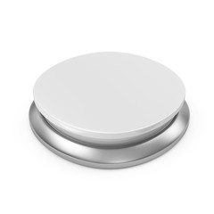 Empty Button isolated on white background