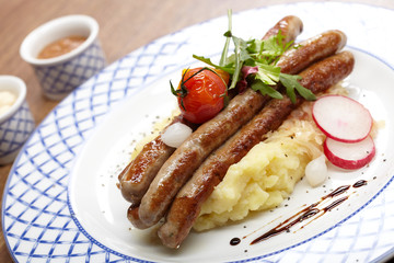 sausage with potatoes