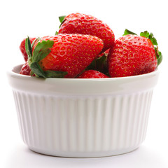 Strawberry in bowl