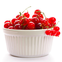 Redcurrant in bowl