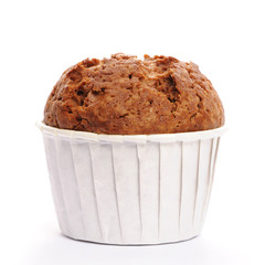 Muffin isolated on white