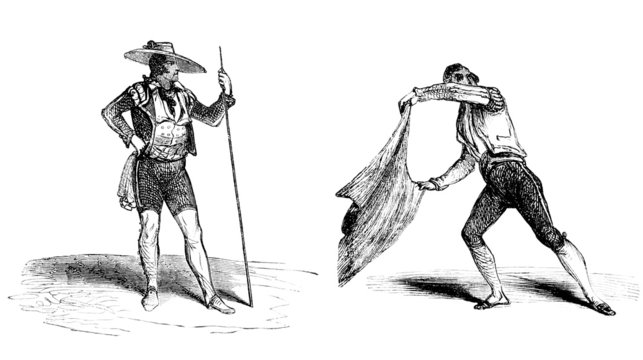 Corrida : Torero & Picador - 19th century