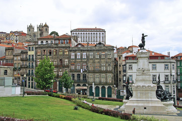 Fototapeta premium Denkmal Estatua Infante de Henrique Porto, Portugal