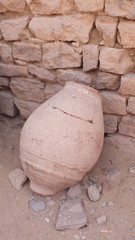 Fototapeta premium old urn, St.simeon's monastery