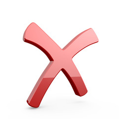 rotes 3d kreuz