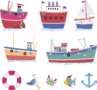 Embarcações e motivos náuticos