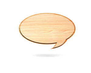 Retro speech bubbles from splat on white background