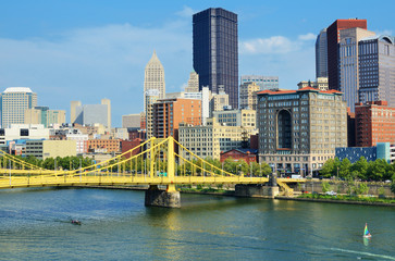 Fototapeta na wymiar Pittsburgh Skyline
