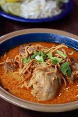 spicy noodle with Coconut milk