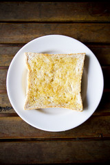 bread, one four dimension whole wheat bread on a dish