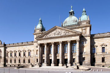 Fototapeta na wymiar Leipzig Sąd Najwyższy Federalny Sąd Administracyjny