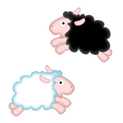 White sheep and black sheep