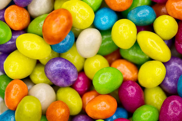 Fototapeta na wymiar Bright multi colored candies