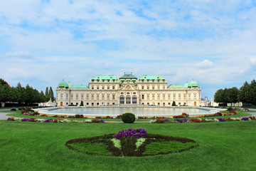 Obraz premium Belvedere Castle, Vienna, Austria