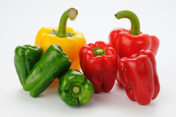 パプリカとピーマン