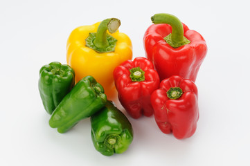 パプリカとピーマン