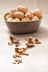 Walnut in a bowl