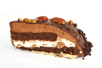 Piece of chocolate cake