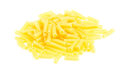 macro closeup of penne pasta background texture