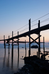 I pali del Trabocco, antico metodo di pesca italiano