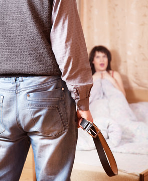 couple having quarrel about adultery
