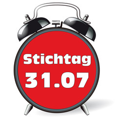 Wecker - Stichtag 31.07