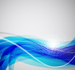 Abstract wave background