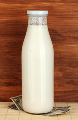Concept of delivery milk