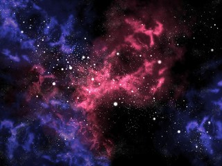 Fototapeta na wymiar Orion w uniwersum z tle gwiazdy