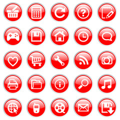 Web Icons Red