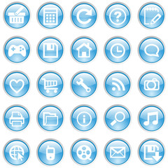 Web Icons Blue