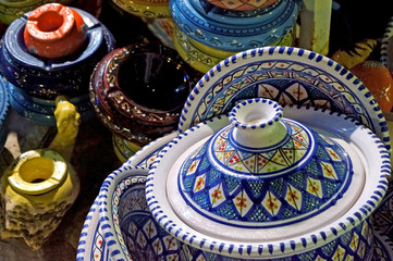 Tunisian ceramic objects