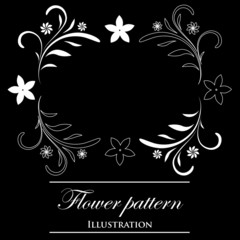 Vector flowers patterns