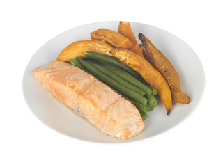 Salmon Fillet with Vegetables