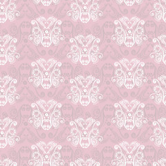 seamless damasque wallpaper