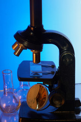 Microscope and laboratory glasswares