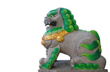 Chines lion sculpture