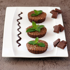 moelleux au chocolat et menthe 8