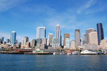 Fototapeta premium Great View of Downtown Seattle
