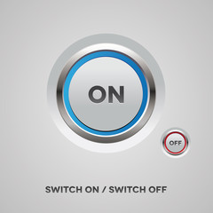 On Off switch button