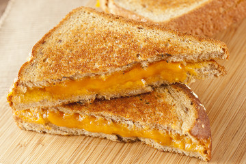 Traditional Homemade Grilled Cheese Sandwich