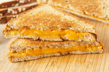 Traditional Homemade Grilled Cheese Sandwich