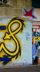 kunst pfeil graffiti