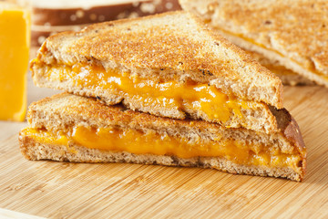 Traditional Homemade Grilled Cheese Sandwich